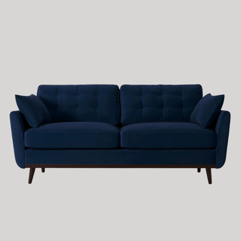 Swyft Model 10 2 Seater Sofa - Indigo Eco Velvet - Swyft at Uneeka