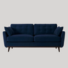 Swyft Model 10 2 Seater Sofa - Indigo Eco Velvet - Swyft at Uneeka