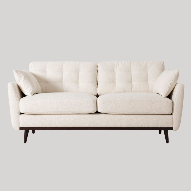 Swyft Model 10 2 Seater Sofa - Ivory Boucle - Swyft at Uneeka