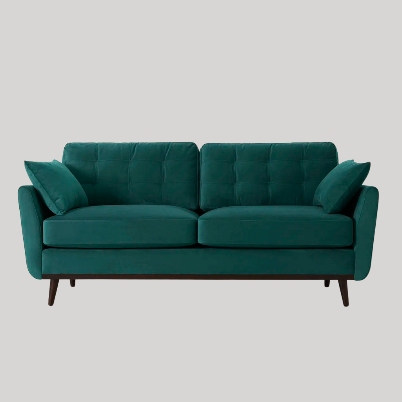 Swyft Model 10 2 Seater Sofa - Kingfisher Velvet - Swyft at Uneeka