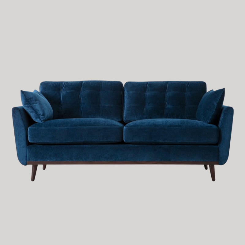 Swyft Model 10 2 Seater Sofa - Navy Royal Velvet - Swyft at Uneeka