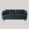 Swyft Model 10 2 Seater Sofa - Ocean Mottled Velvet - Swyft at Uneeka