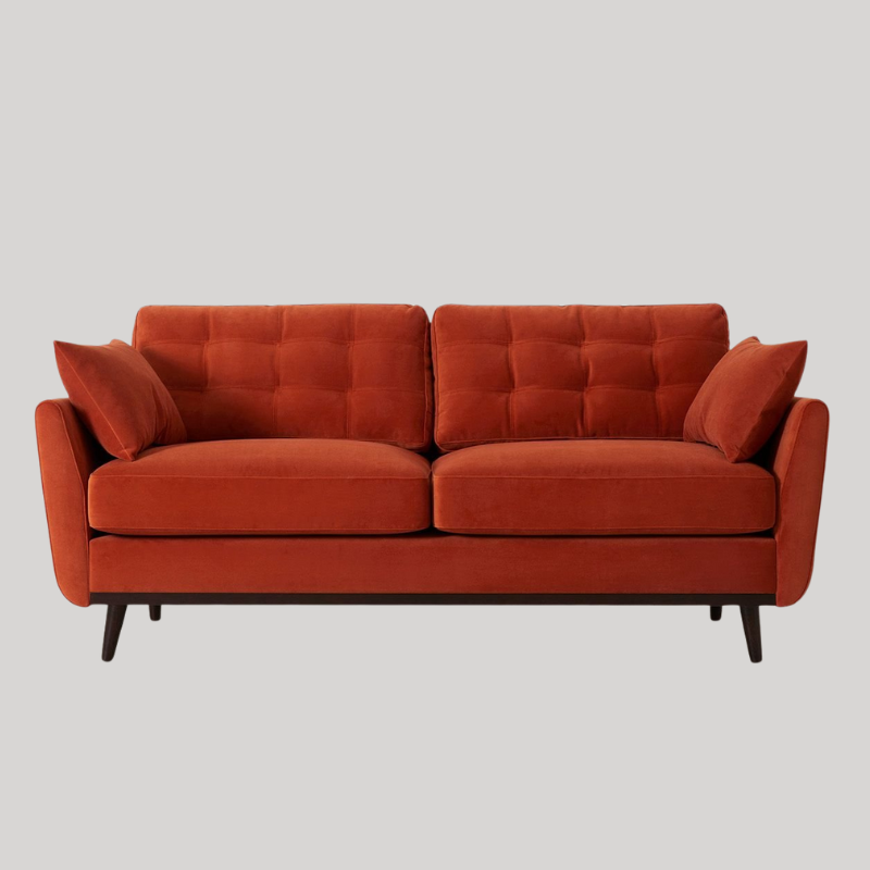 Swyft Model 10 2 Seater Sofa - Paprika Eco Velvet - Swyft at Uneeka