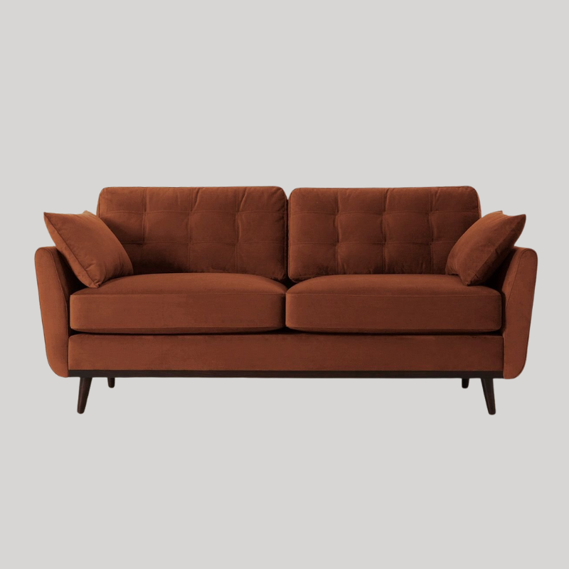 Swyft Model 10 2 Seater Sofa - Umber Velvet - Swyft at Uneeka