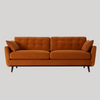 Swyft Model 10 3 Seater Sofa - Bronze Eco Velvet - Swyft at Uneeka