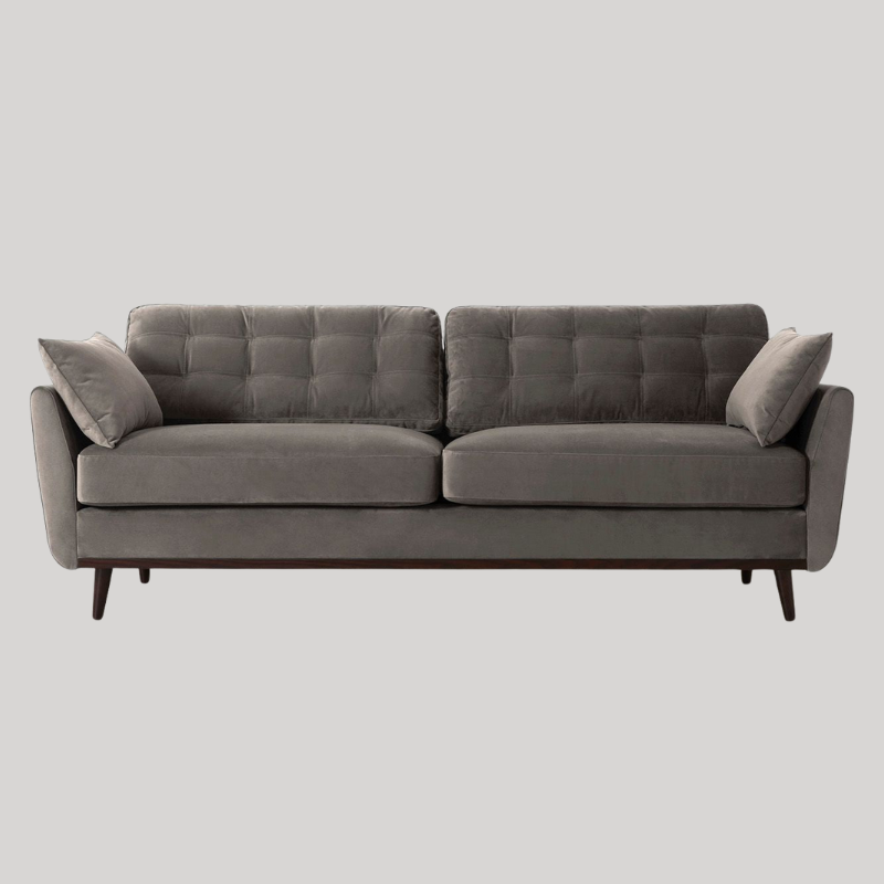 Swyft Model 10 3 Seater Sofa - Elephant Velvet - Swyft at Uneeka