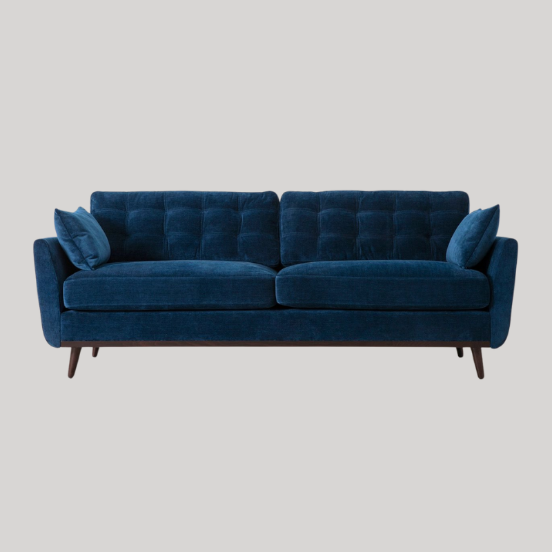 Swyft Model 10 3 Seater Sofa - Navy Royal Velvet - Swyft at Uneeka