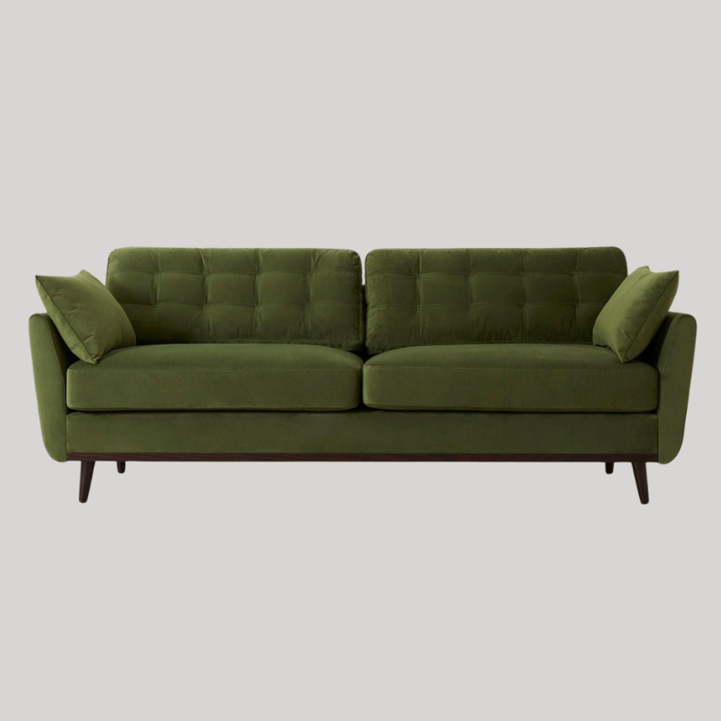 Swyft Model 10 3 Seater Sofa - Vine Velvet - Swyft at Uneeka
