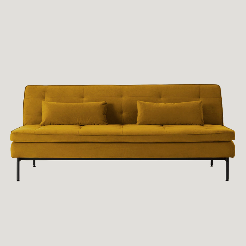 Swyft Model 11 3 Seater Sofa Bed -Mustard Velvet - Swyft at Uneeka