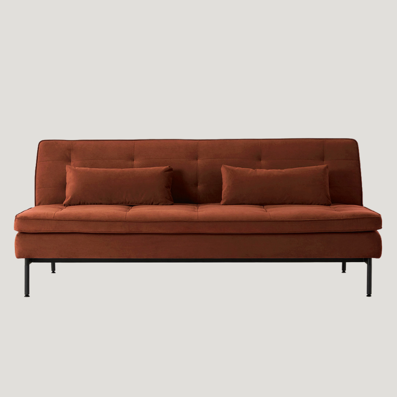 Swyft Model 11 3 Seater Sofa Bed - brick Velvet - Swyft at Uneeka