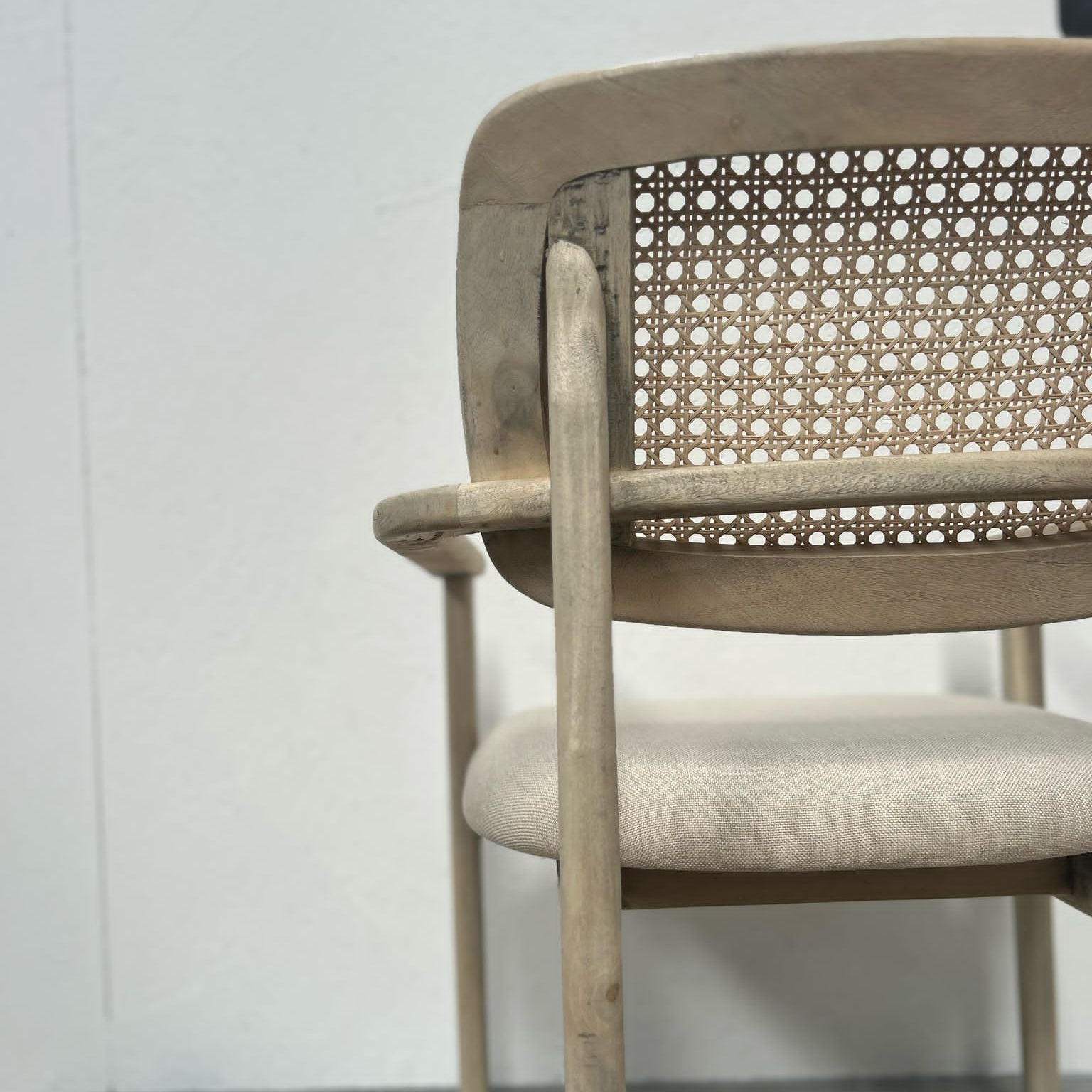 Teak & Rattan Dining Chair Uneeka