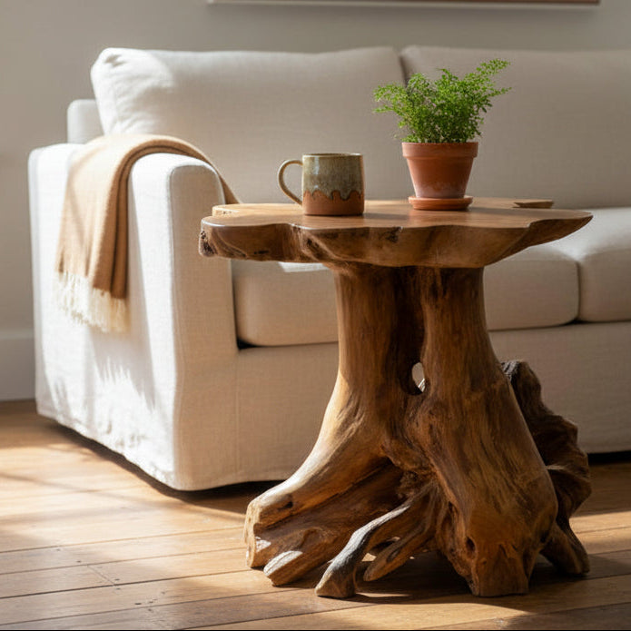Teak Root Side Table - IS03 - Uneeka
