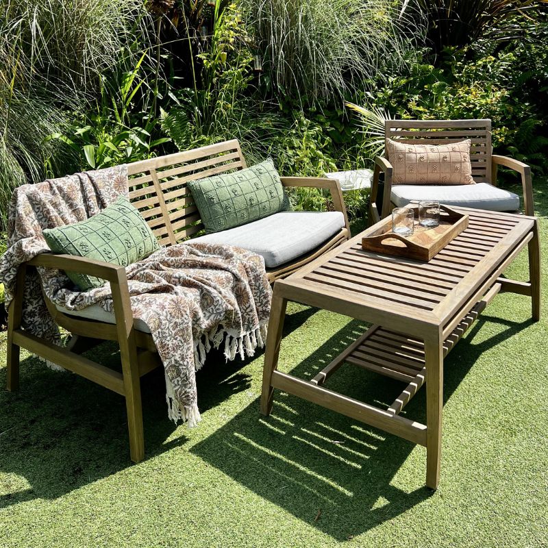 Teak Wood Garden Furniture Set - Uneeka