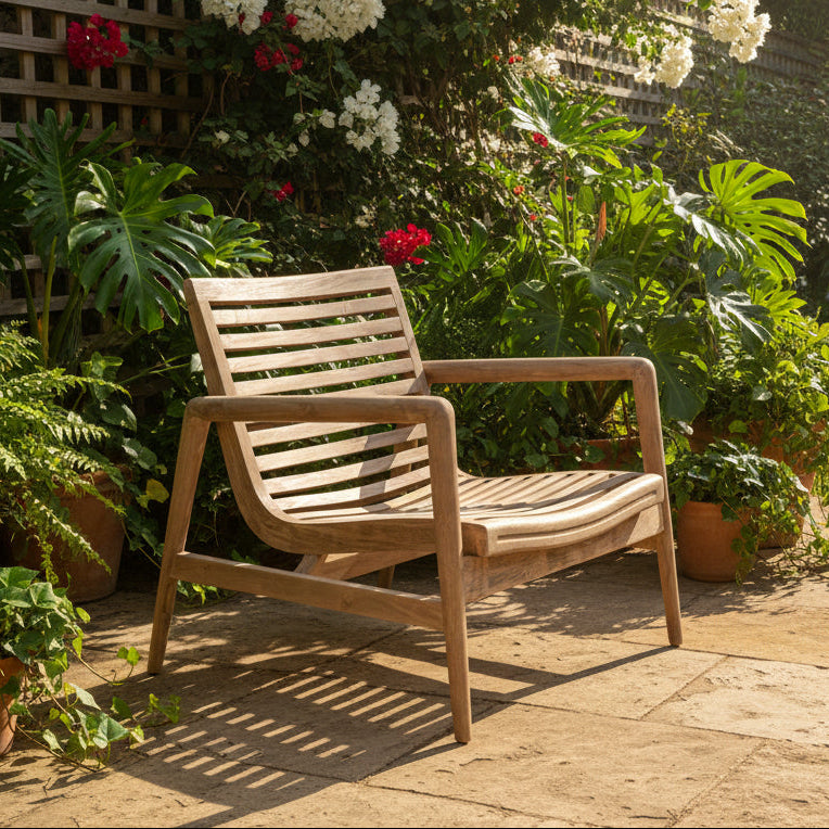 Teak Wood Outdoor Chair - TH09 - Uneeka