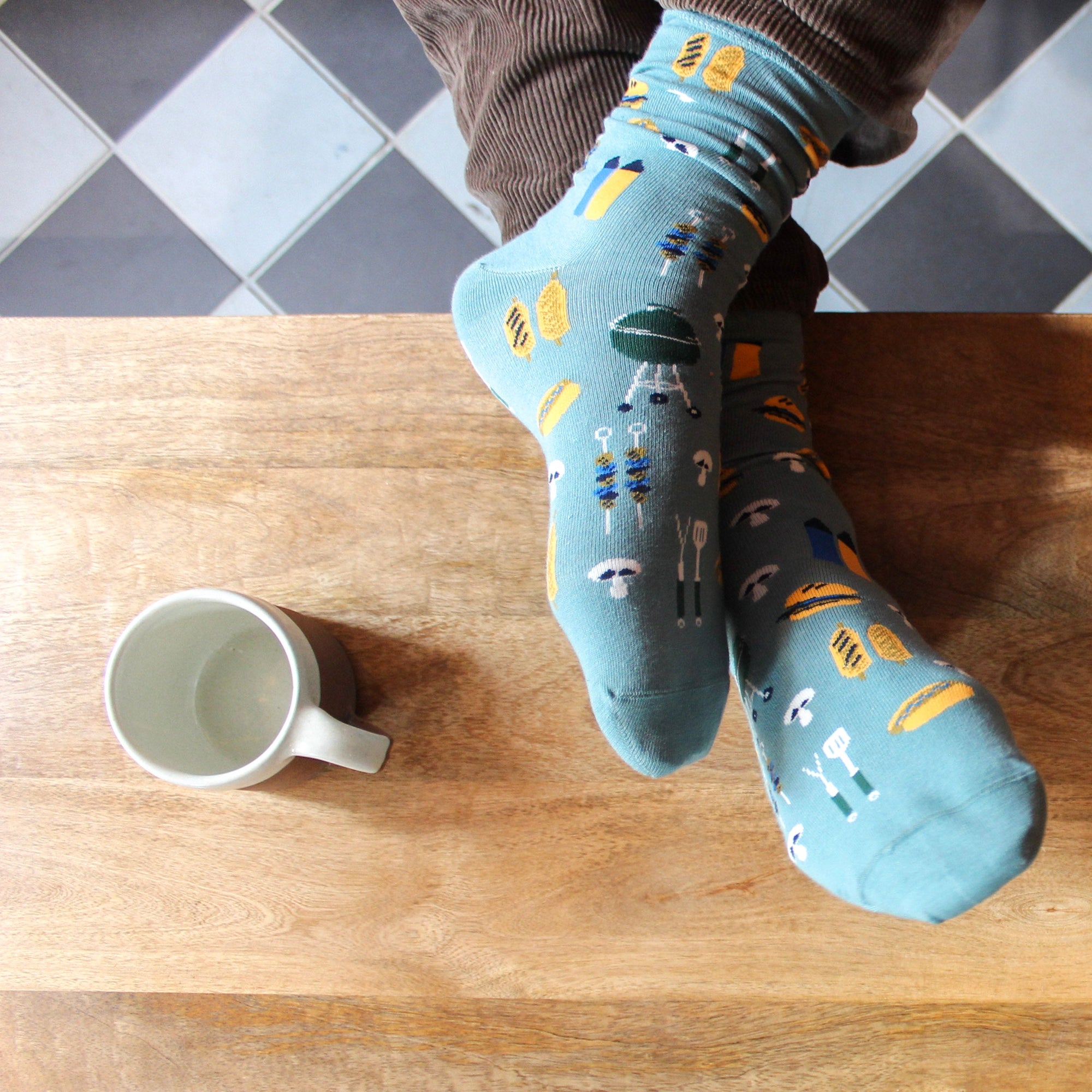 Thought BBQ Organic Cotton Socks - Uneeka Lifestyle 