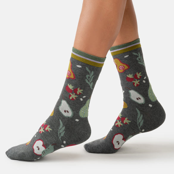 Thought Orchard Harvest Organic Cotton Socks Grey - Uneeka