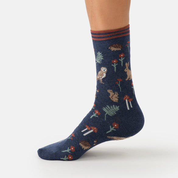 Thought Woodland Animals Organic Cotton Socks - Uneeka