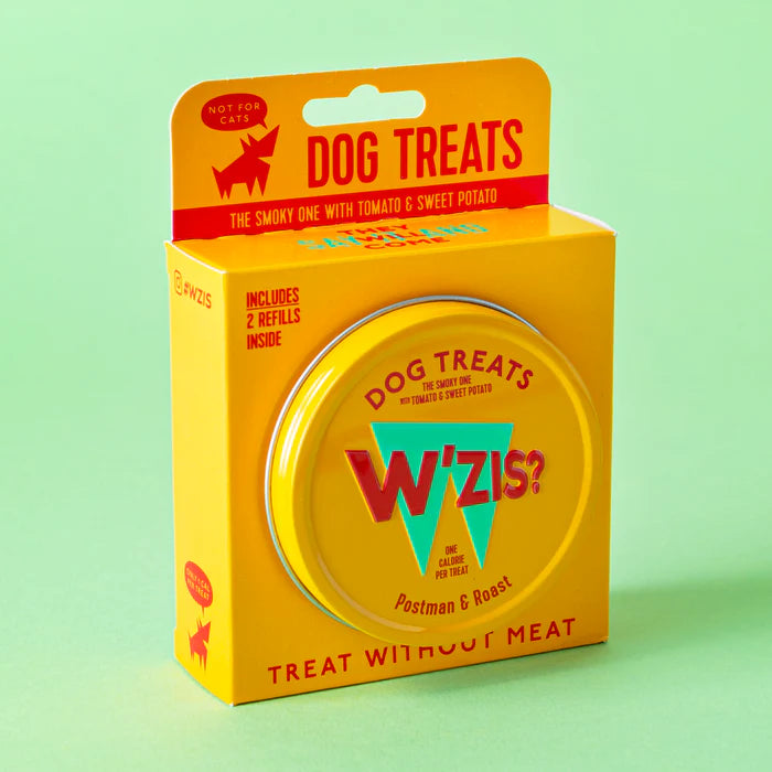 Tin and Refill Wz'is Dog Treats Gift Box Postman & Roast