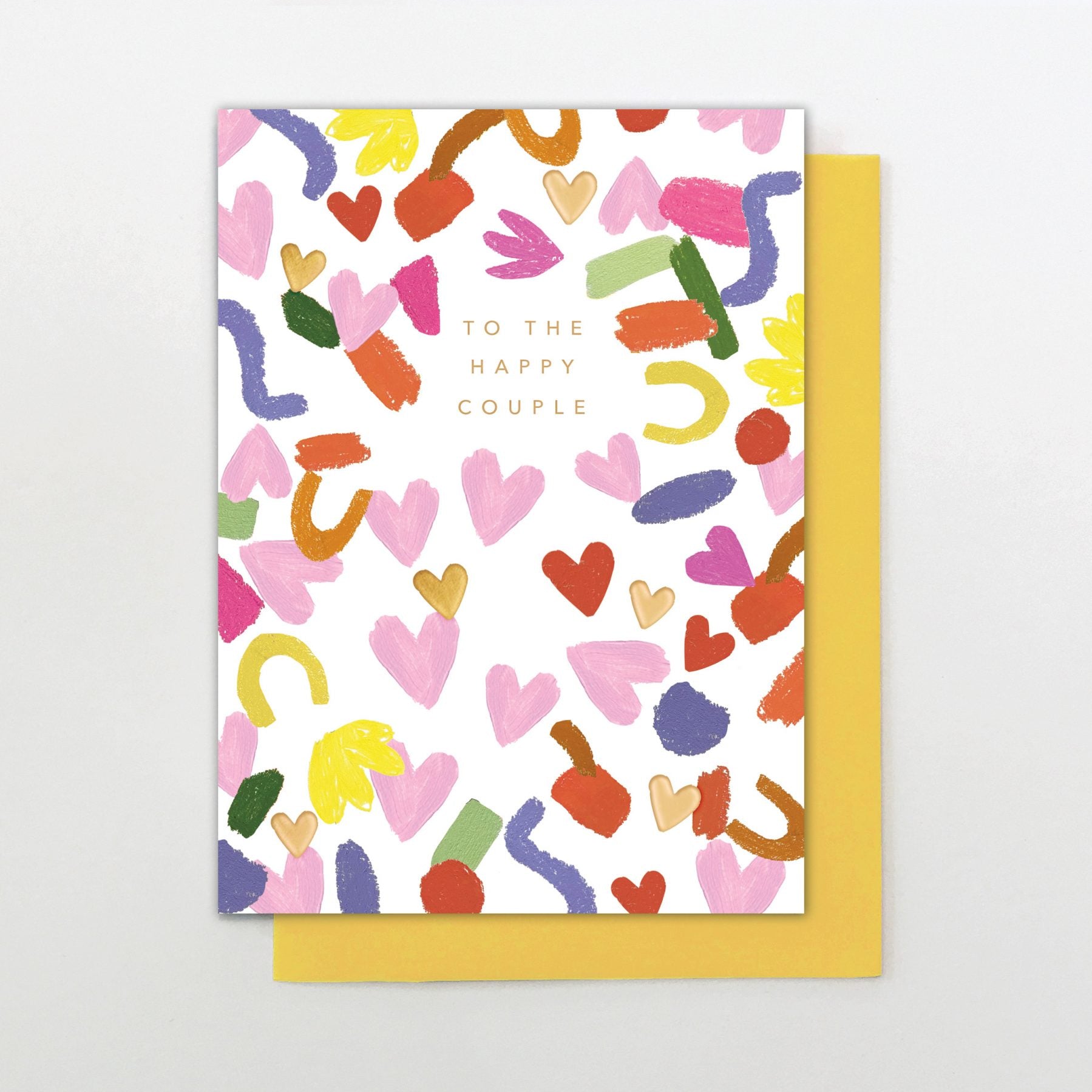 To The Happy Couple Confetti Greetings Card - FS18 - Uneeka