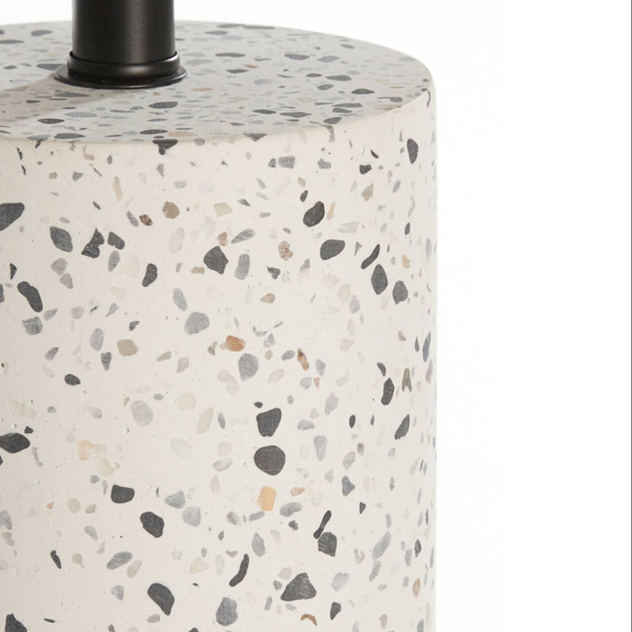 Black & White Terrazzo Lamp Base - 	1740246 - Uneeka