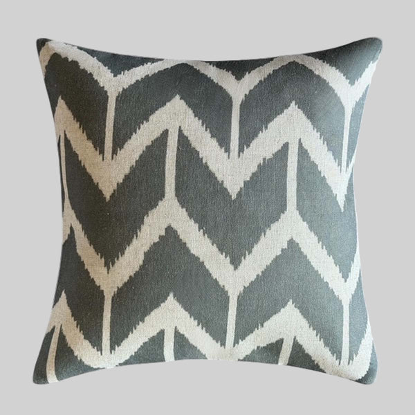Green Geometric Arrow Cushion - Uneeka Home