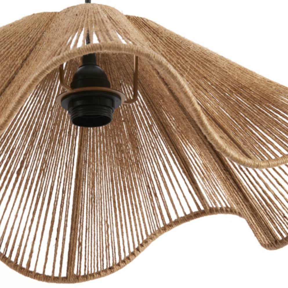 Natural Jute String Wave Pendant - Uneeka 8717807702083