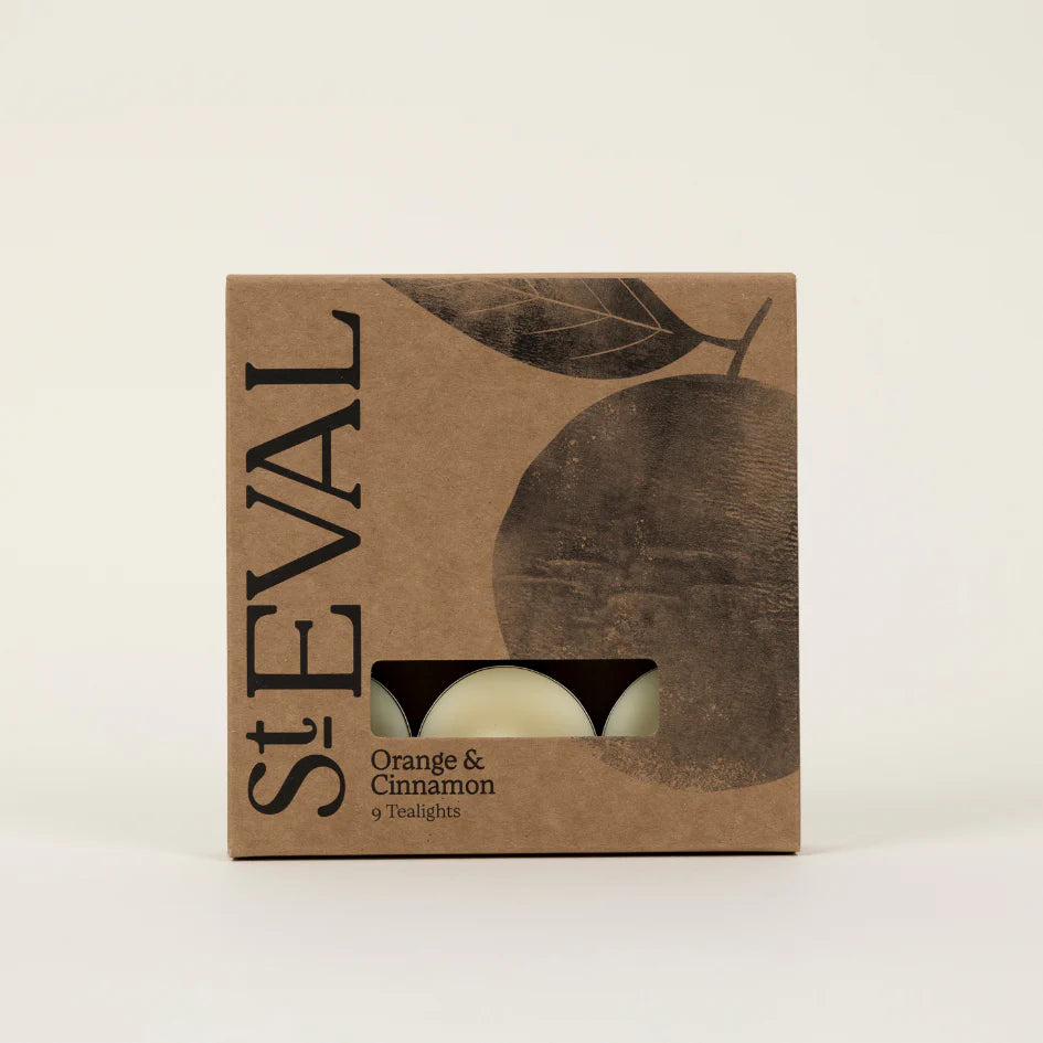 St Eval Tealights Orange and Cinnamon