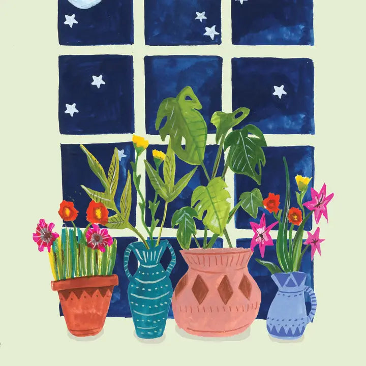 Window New Home Greetings Card Uneeka