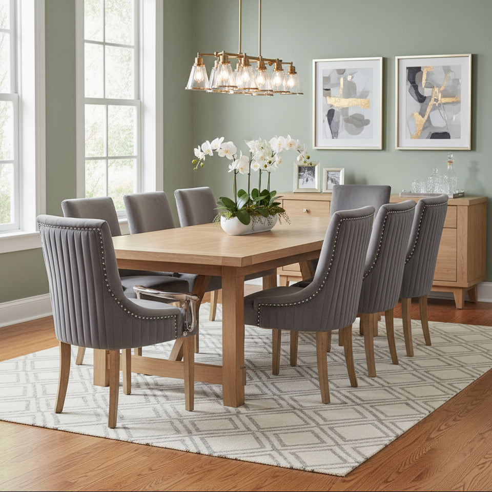 VLA305 Silas Dark Grey Dining Chair - Uneeka