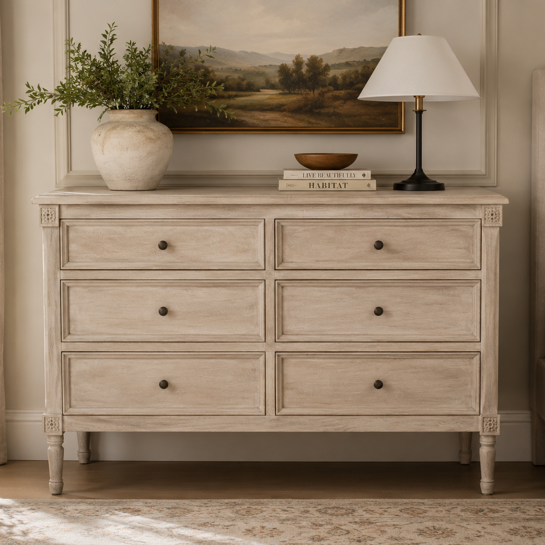 Vintage Chest of Six Drawers - VIN171 - Uneeka