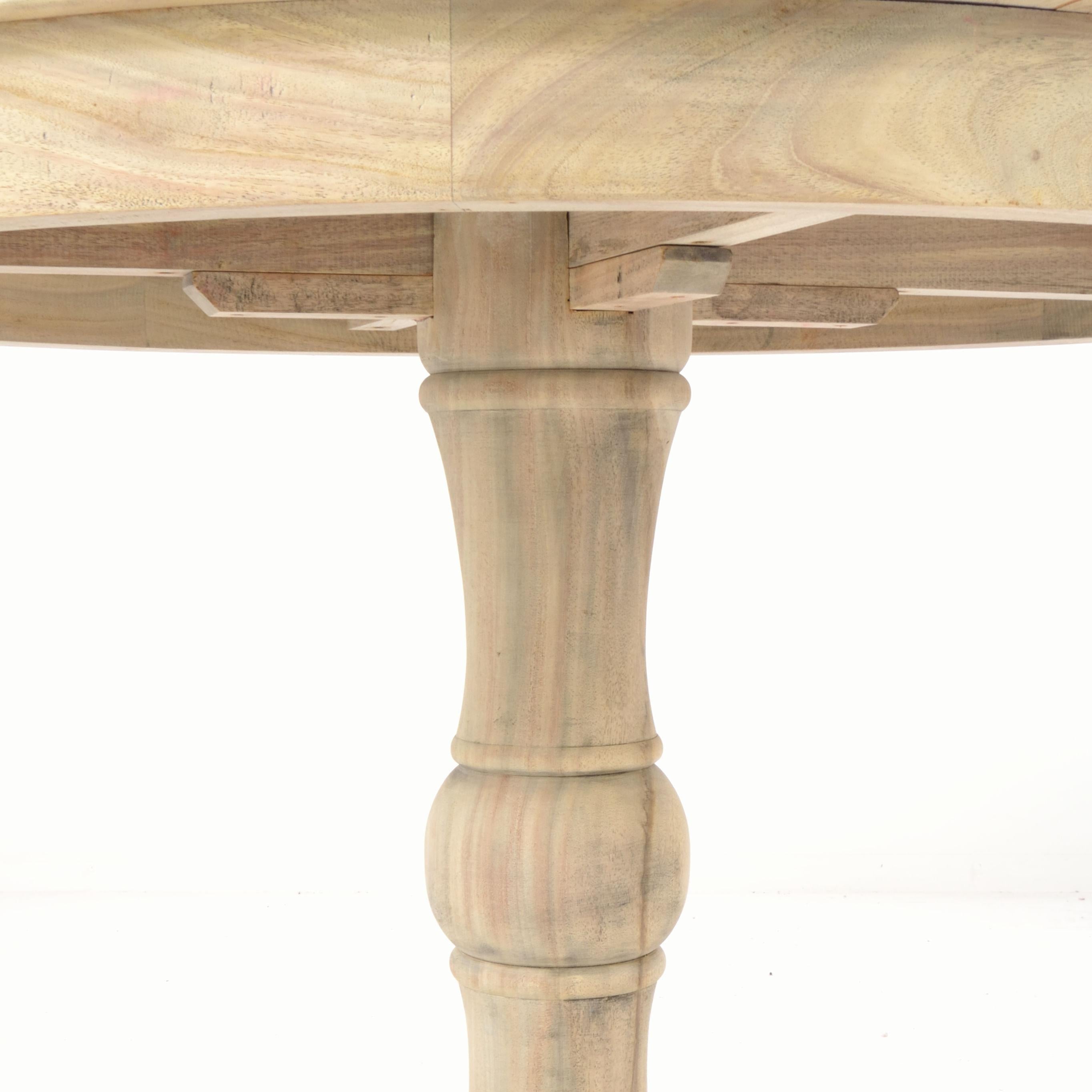 Vintage Round Pedestal Dining Table - VIN166 - Uneeka