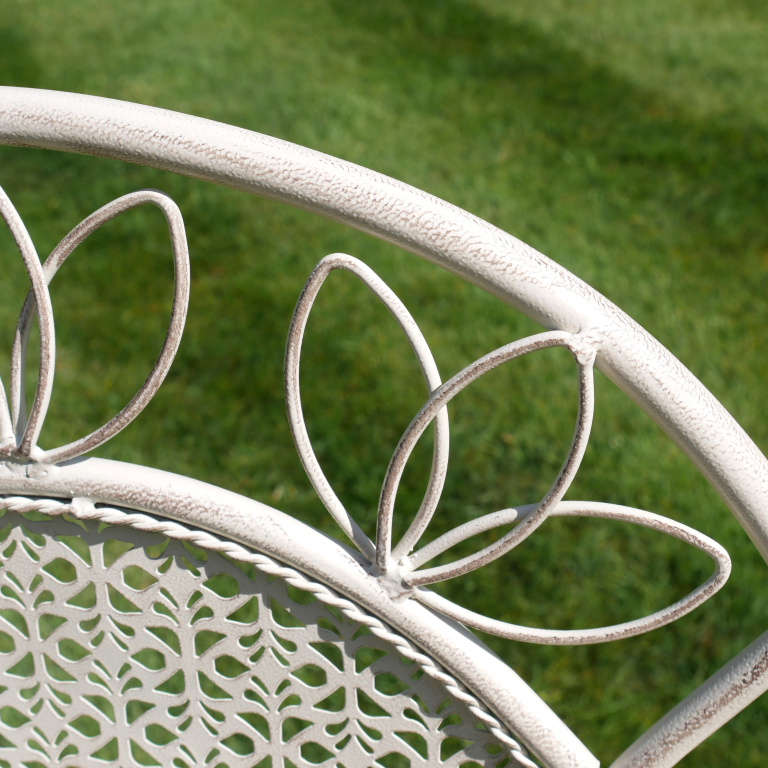 White Trellis Design Outdoor Garden Set - 11172 - Uneeka