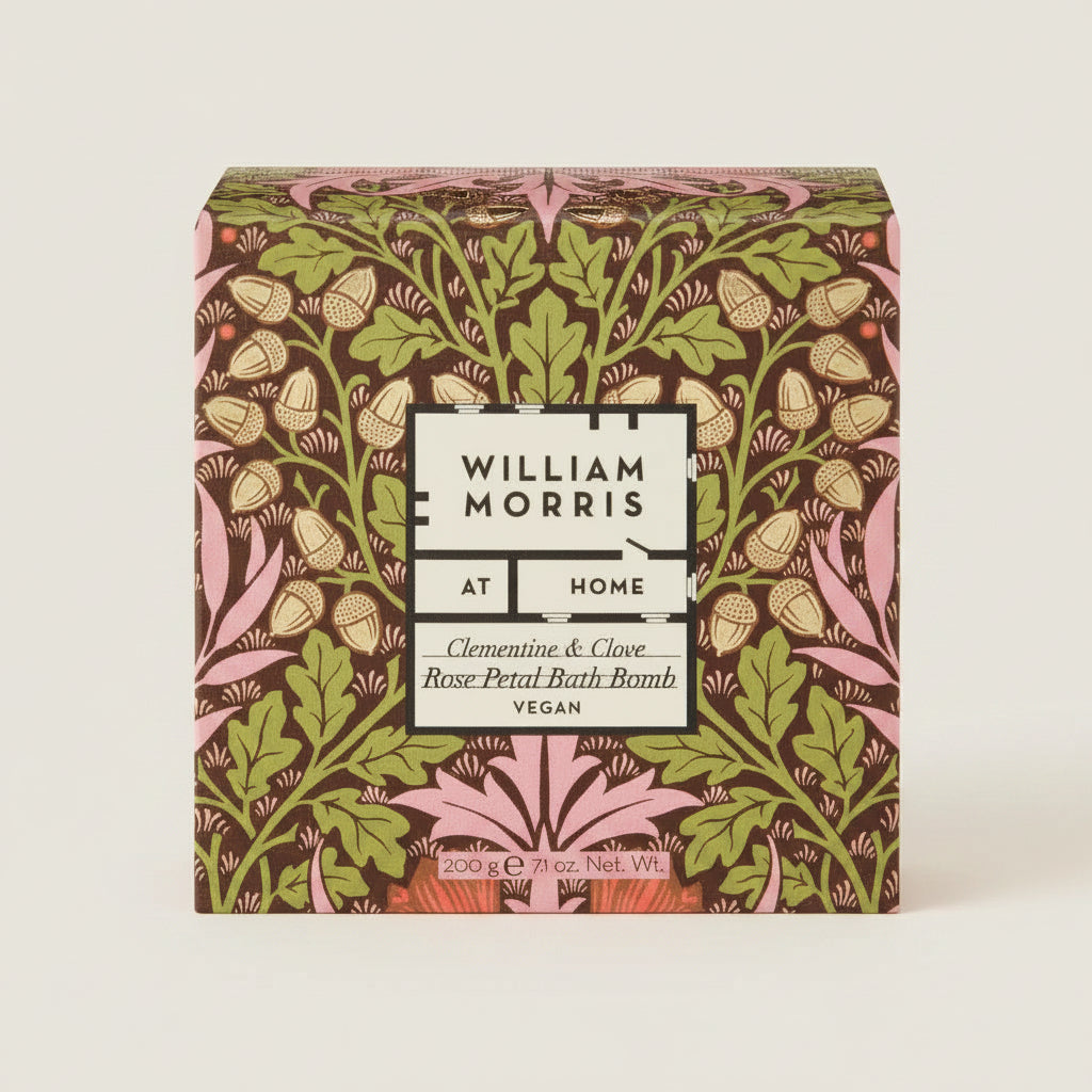 William Morris Oak & Willow Bath Bomb -  FG5468 - Uneeka