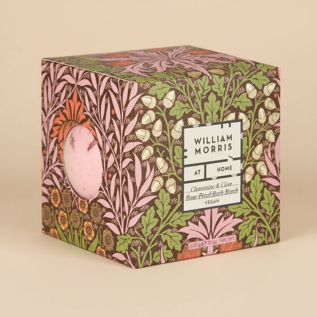 William Morris Oak & Willow Bath Bomb -  FG5468 - Uneeka