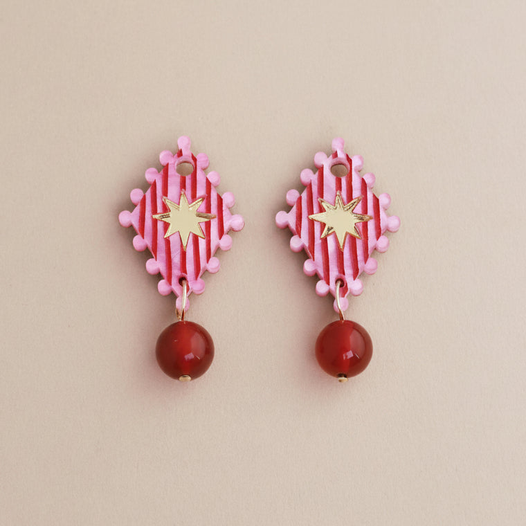 Wolf & Moon Rose Cirque Charms - M255502H-NoHoops - Uneeka