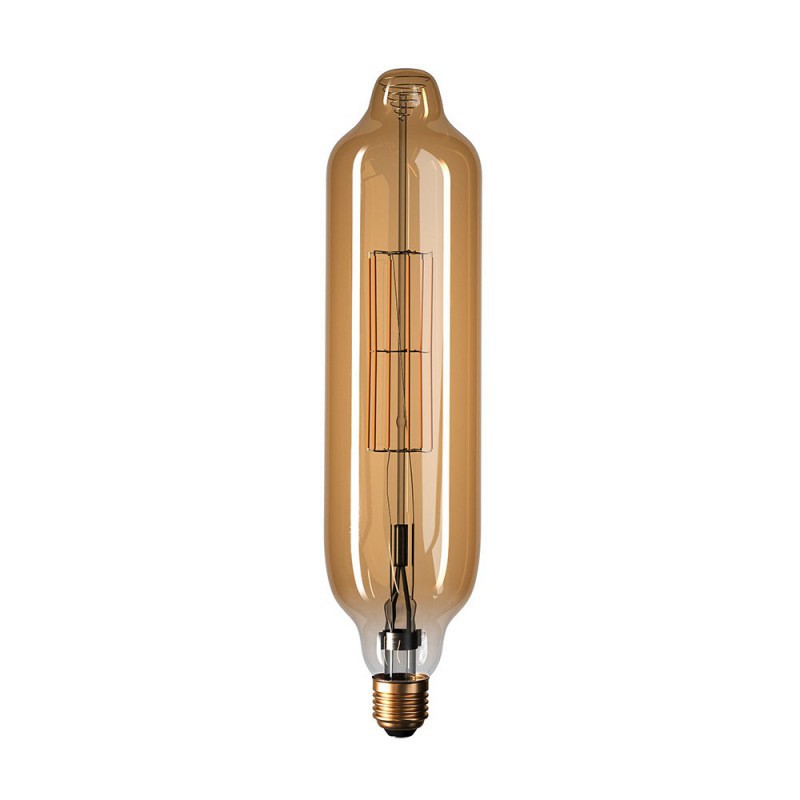 XXL LED Golden Light Bulb - Tubular T75 - 11W E27 Dimmable