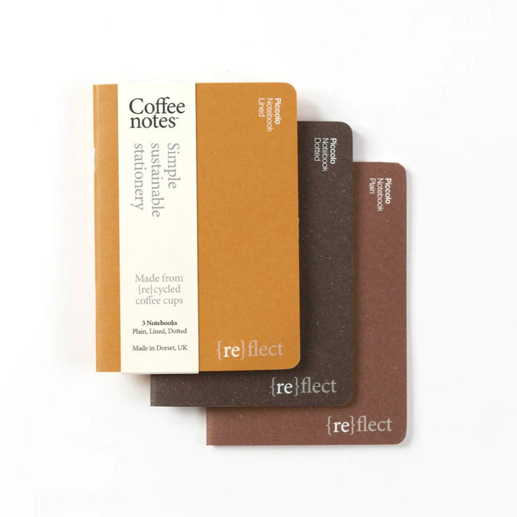 A6 Recycled Coffee Cup & Repurposed Waste Stitched Notebook - NB - 3 - B - SS - PLD - P - 2 - Ale - Uneeka