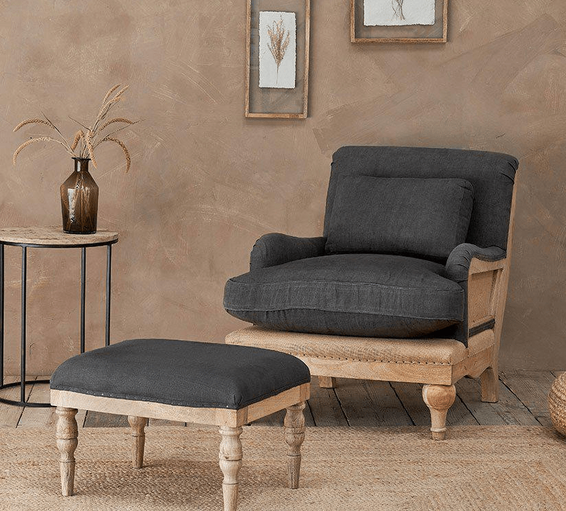 Abe Linen Chair - AC6801 - Uneeka