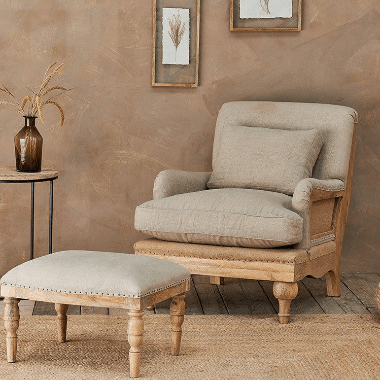 Abe Linen Chair - AC6801 - Uneeka