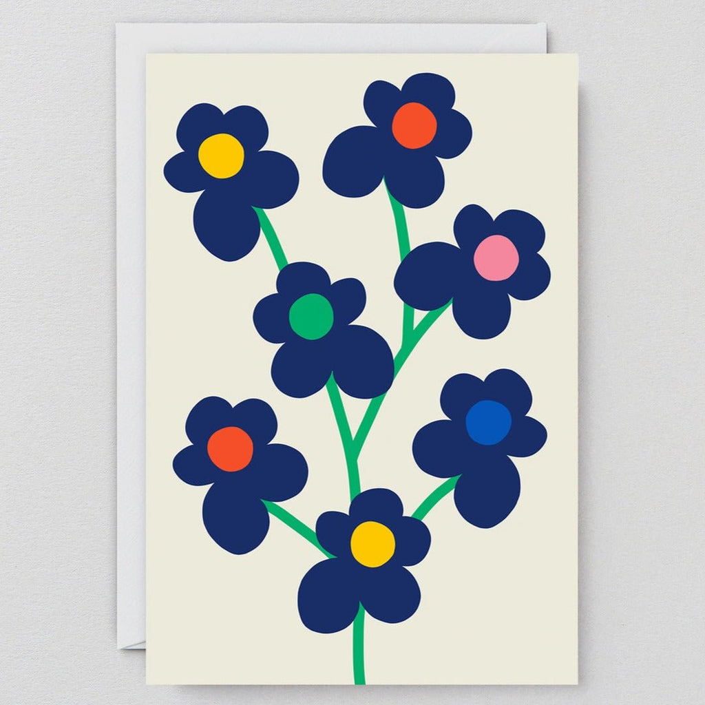 Abstract Flower Bouquet Art Card - CRD627 - Uneeka