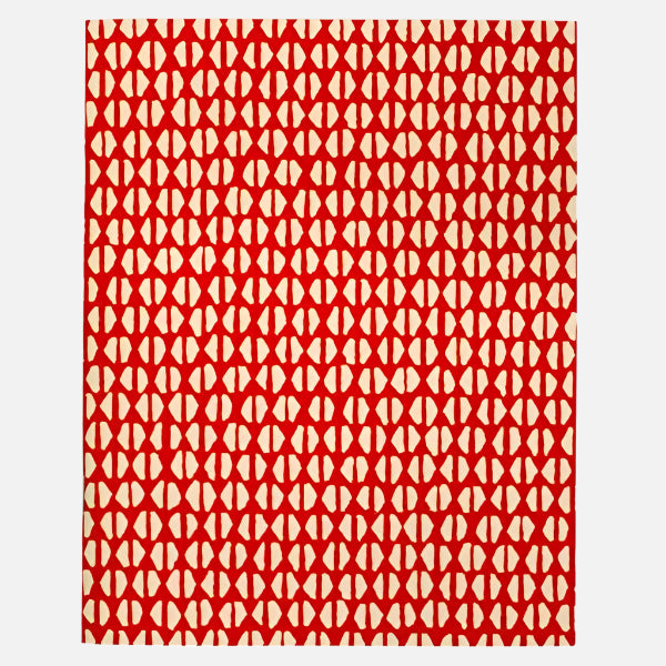 Abstract Triangle Red Plain Paper Slim Exercise Book - EXB YOYO tomato - Uneeka