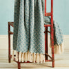 Diamond Handloom Recycled Throw - TH102BBL - Uneeka