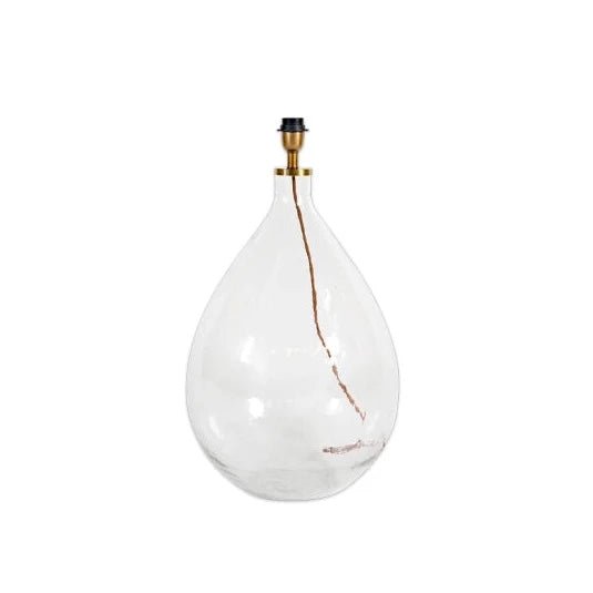 Agatha Clear Recycled Glass Statement Table Lamp Base* - AL3801 - Uneeka