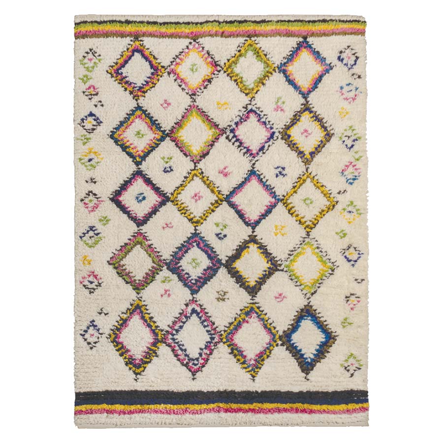 Alisha Hand Woven Shaggy Rug - R12557 - Uneeka