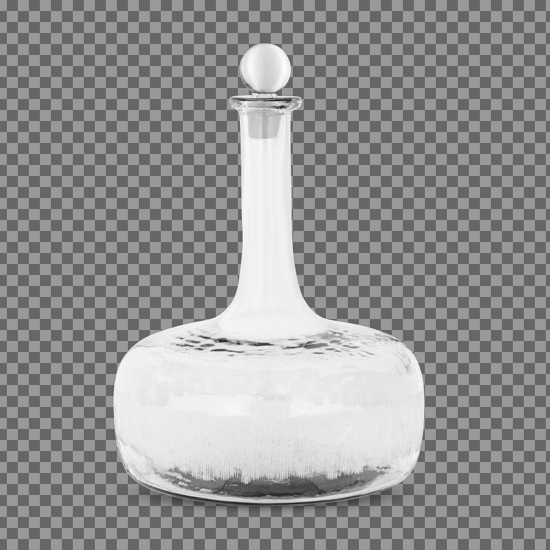 Anara Etched Clear Glass Decanter - AD0601 - Uneeka