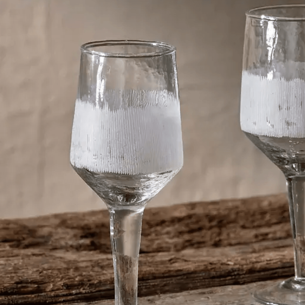 Anara Etched Wine Glass - AG4001 - Uneeka