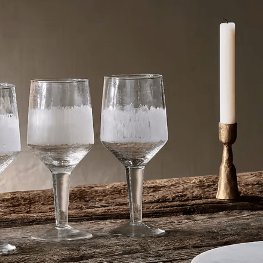 Anara Etched Wine Glass - AG4001 - Uneeka