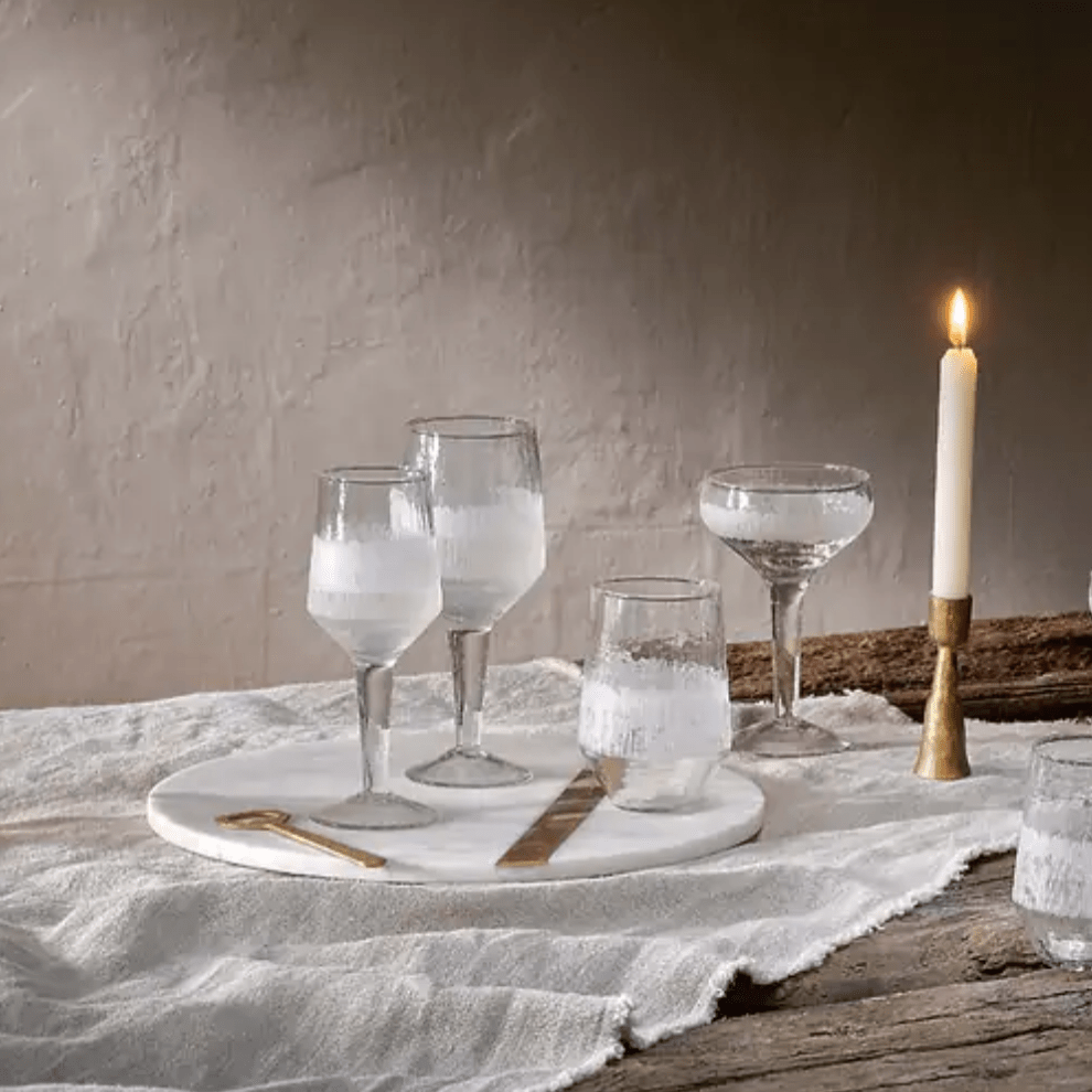 Anara Etched Wine Glass - AG4001 - Uneeka