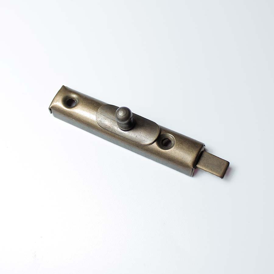 Antique Brass Retro Cupboard Slide Bolt - 30.353.AB.64 - Uneeka