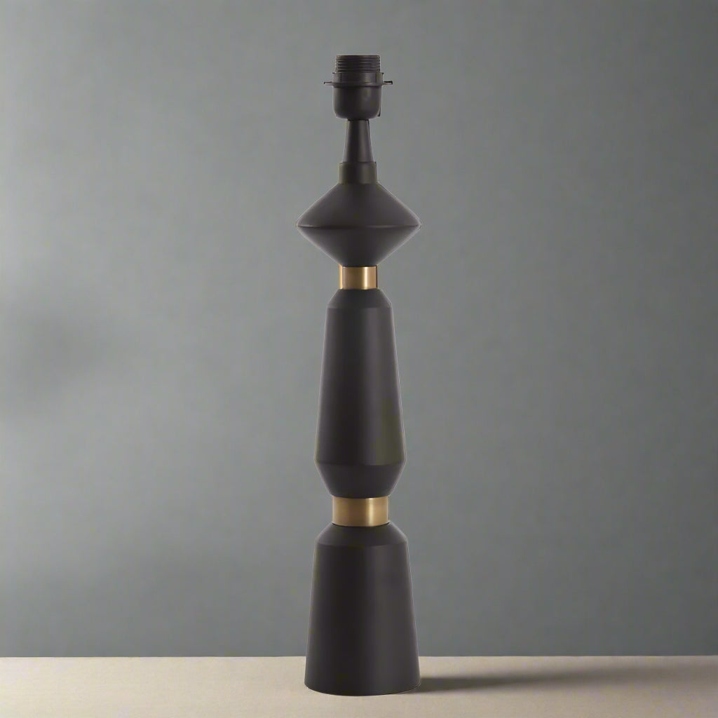 Antique Bronze & Black Lamp Base - 8309214 - Uneeka